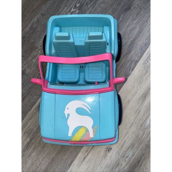 Vintage 1994 Mattel Barbie Blue & Pink Beach Jeep Dune Buggy 4x4 Car Vehicle - Picture 2 of 8